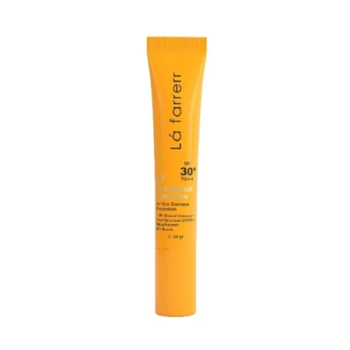 کرم ضد آفتاب دور چشم بدون رنگ لافارر با SPF30 مدل مینرال