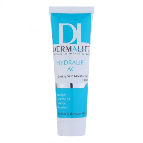 کرم مرطوب کننده درمالیفت مدل Hydralift Ac مناسب پوست چرب حجم 50 میلی لیتر
