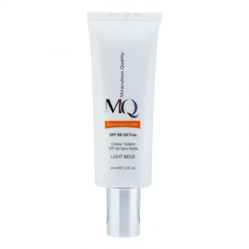 کرم بژ روشن ام کیو پوست چرب spf50