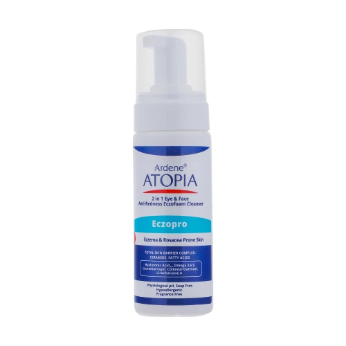 فوم شست‌وشوی صورت آردن آتوپیا مدل ECZOPRO حجم 150 میلی‌لیتر