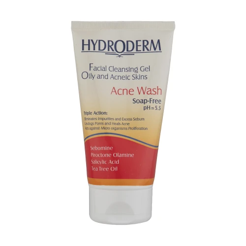 ژل شستشوی صورت هیدرودرم مدل Oily Skin وزن 150 گرم
