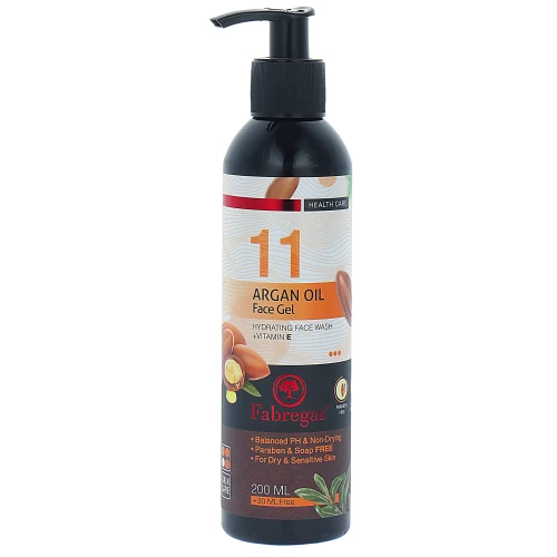 ژل شستشوی صورت فابریگاس مدل Argan حجم 200 میلی لیتر