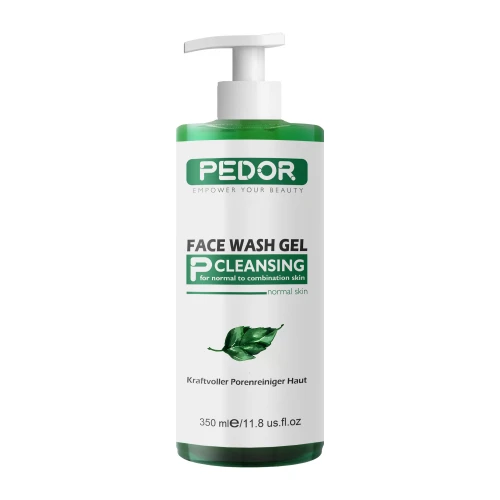 ژل شستشوی صورت پدور مدل CBD02 مناسب پوست نرمال و مختلط حجم 350 میلی لیتر