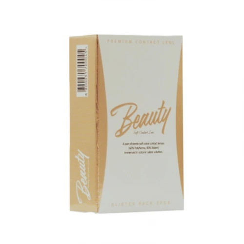 لنز چشم بیوتی شماره 18 مدل ACEA220 رنگ خاکستری عسلی روشن
