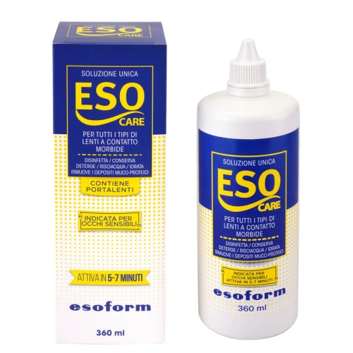 محلول شستشو لنز اسوفرم مدل ESOCARE به حجم 360 میلی لیتر