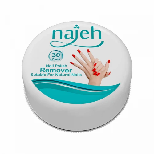پد لاک پاک کن ناژه مدل 001 بسته 30 عددی