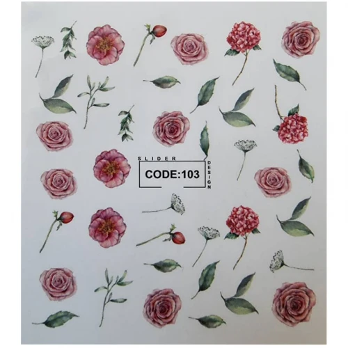اسلایدر ناخن مدل CODE103