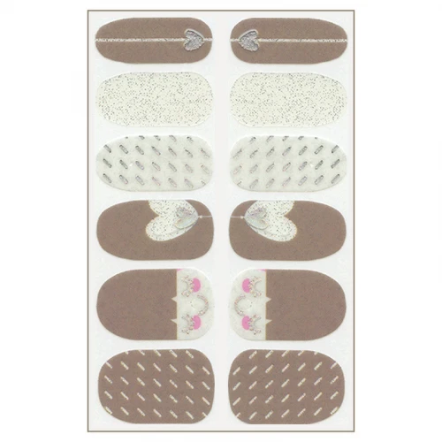 استیکر طراحی ناخن مدل ژله ای کد L34