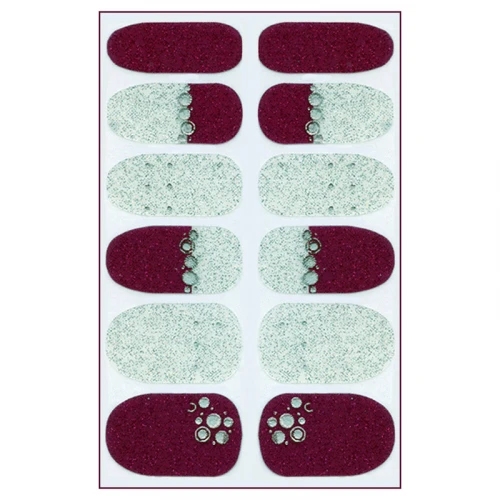 استیکر طراحی ناخن مدل ژله ای کد H42
