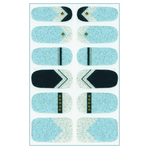 استیکر طراحی ناخن مدل ژله ای کد H47