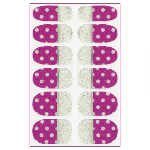 استیکر طراحی ناخن مدل ژله ای کد H43