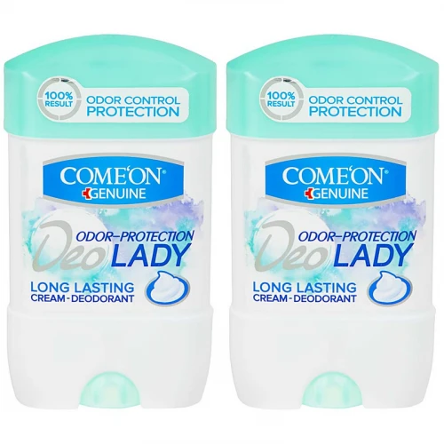 ژل شفاف ضد تعریق زنانه کامان مدل Long Lasting حجم 75 میلی لیتر بسته 2 عددی