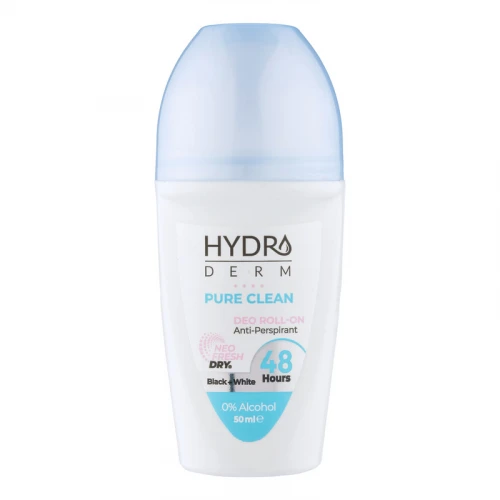 رول ضد تعریق زنانه هیدرودرم مدل Pure Clean حجم 50 میلی لیتر