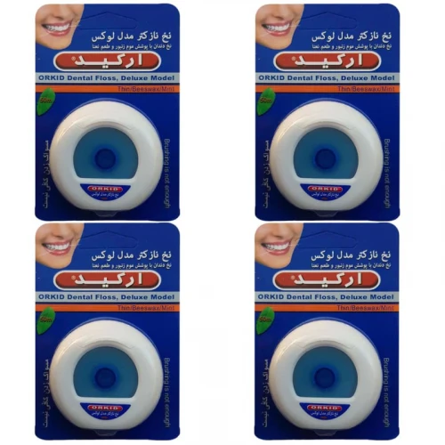 نخ دندان ارکید مدل لوکس مجموعه 4 عددی