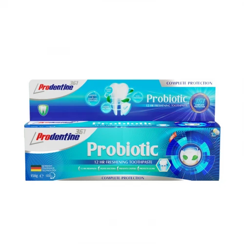 خمیر دندان پرودنتین 361 مدل Probiotic وزن 150 گرم 