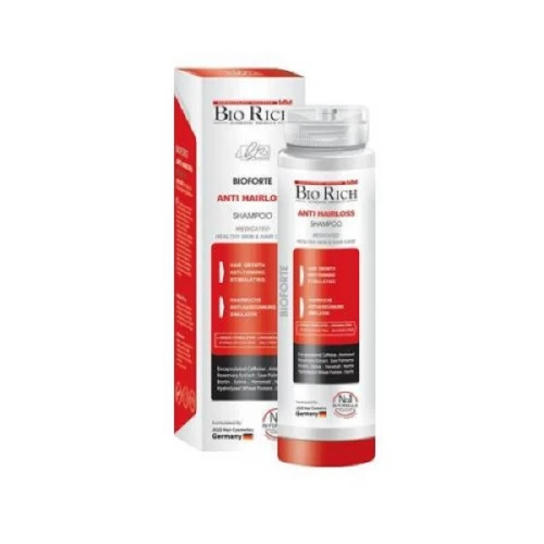 شامپو تقویت‌کننده و ضد ریزش مو بایوریچ مدل ANTI HAIR LOSS حجم ۲۵۰ میلی‌لیتر