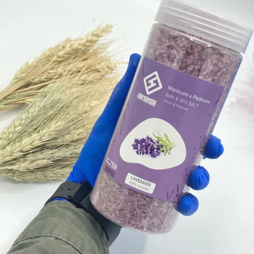 نمک حمام هامانا مدل Lavender وزن 900 گرم