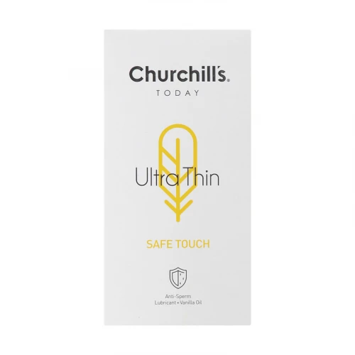 کاندوم چرچیلز مدل Ultra Thin بسته 12 عددی