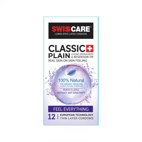 کاندوم سوئیس کر مدل CLASSIC بسته 12 عددی