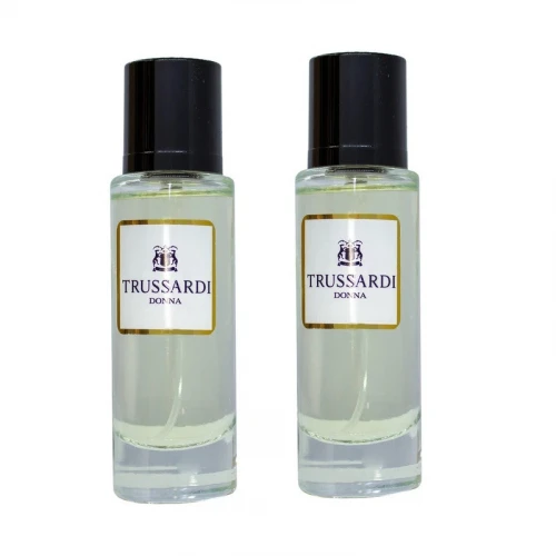عطر جیبی زنانه نیو پرستیژ کالر مدل Trassardi Donna حجم 35 میلی لیتر مجموعه 2 عددی