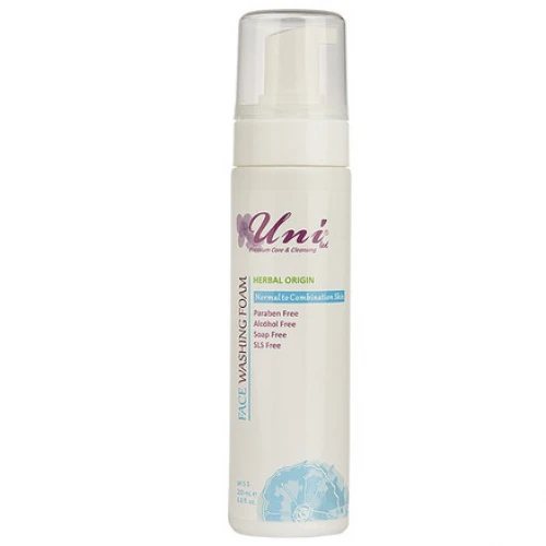 فوم پاک کننده آرایش یونی لد مدل Normal And Combination Skin حجم 200 میلی لیتر