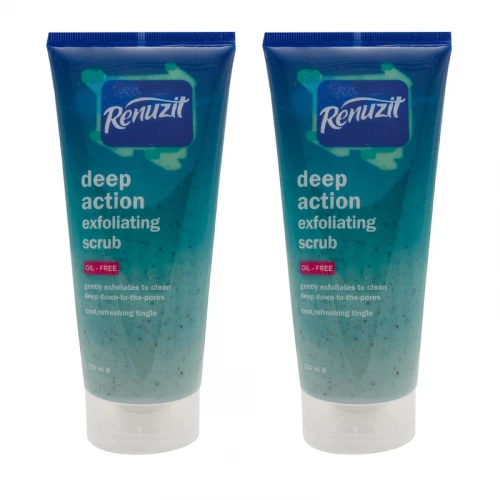 اسکراب لایه بردار رینو زیت مدل Deep action exfolianting حجم 200 میلی لیتر بسته 2 عددی