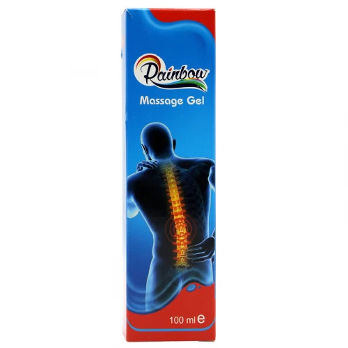 ژل ماساژ و ضد درد رینبو مدل Massage Gel کد 593 حجم 100 گرم
