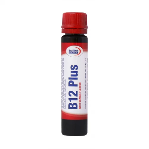 ویال خوراکی ویتامین B12 پلاس یوروویتال بسته 6 عددی
