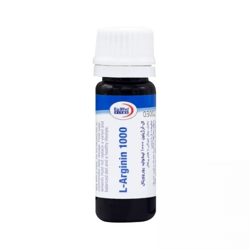 ویال خوراکی ال آرژنین  1000 میلی گرم یوروویتال بسته 6 عددی