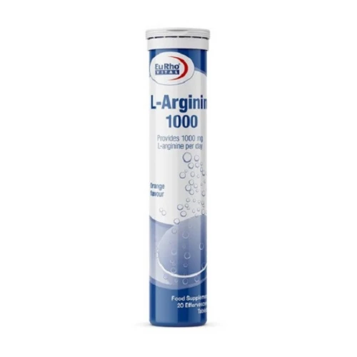 قرص جوشان ال آرژنین 1000 میلی گرم یوروویتال بسته 20 عددی