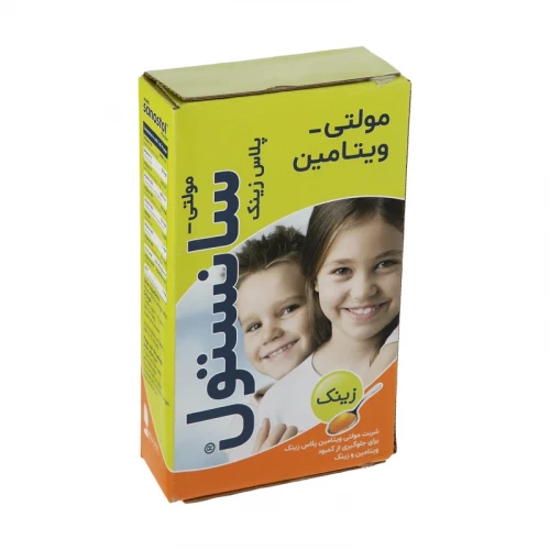 شربت مولتی سانستول پلاس زینک 155 میلی لیتر