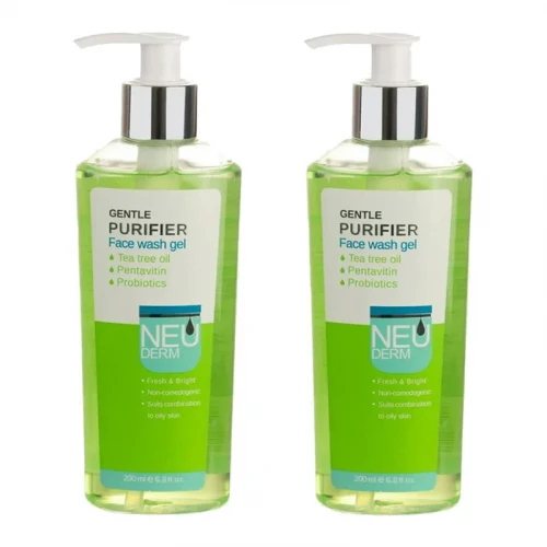 ژل شستشو صورت نئودرم مدل Gentle Purifier حجم 200 میلی لیتر مجموعه دو عددی