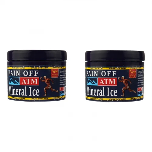 ژل خنک کننده بدن مینرال بی ام اس مدل ICE حجم 200 میلی لیتر  مجموعه 2 عددی