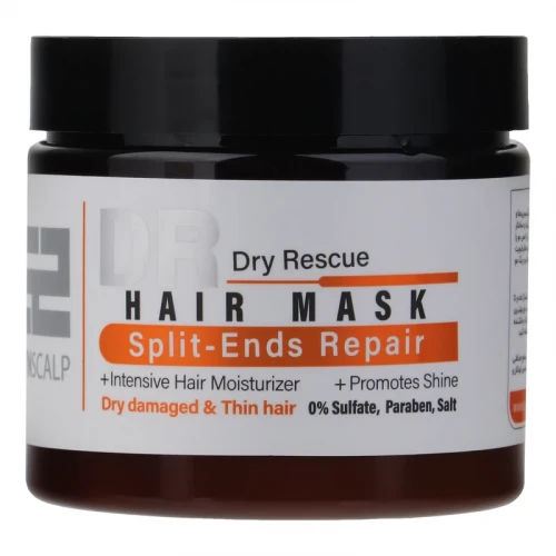 ماسک مو ساین اسکالپ مدل DR مناسب موهای خشک و آسیب دیده حجم 380 میلی لیتر