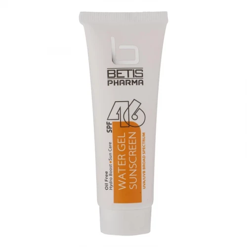 ژل کرم ضد آفتاب بی رنگ بتیس فارما spf46 مدل 46 مناسب پوست های چرب حجم 50 میلی لیتر