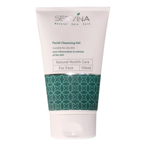 ژل شستوشوی صورت سروینا مخصوص پوستهای چرب و مختلط مدل Oily Skin حجم 150میلیلیتر