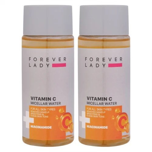 میسلار واتر فور اور لیدی مدل ویتامین سی مناسب برای انواع پوست حجم 150 میلی لیتر مجموعه 2 عددی