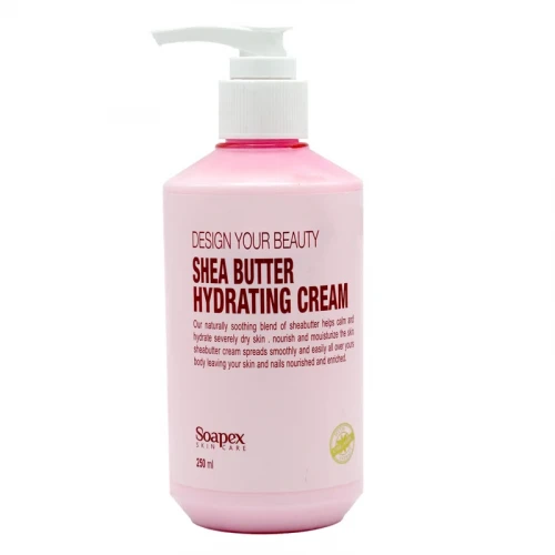 کرم آبرسان و مرطوب کننده سوپکس مدل شی باتر مناسب برای تمام پوست ها حجم 250 میلی لیتر