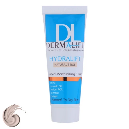 کرم مرطوب کننده رنگی صورت درمالیفت مدل HYDRALIFT حجم 40 میلی لیتر