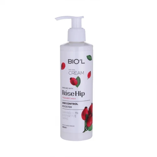 کرم مرطوب کننده دست و صورت بیول مدل Rose Hip مناسب برای پوست‌های آسیب‌دیده و حساس حجم 250 میلی‌لیتر