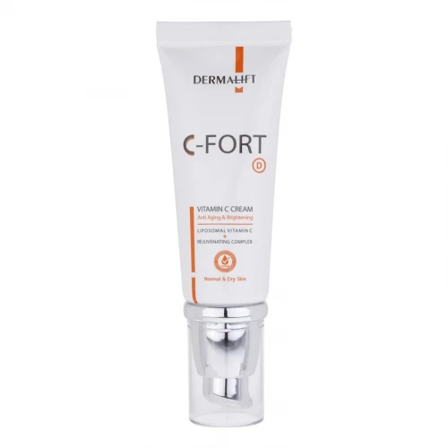 کرم روشن کننده درمالیفت مدل C-FORT مناسب برای پوست خشک حجم 40 میلی لیتر