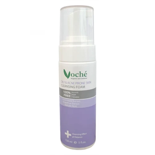 فوم شست‌وشوی صورت وچه مدل OILY & ACNE حجم 150 میلی‌لیتر
