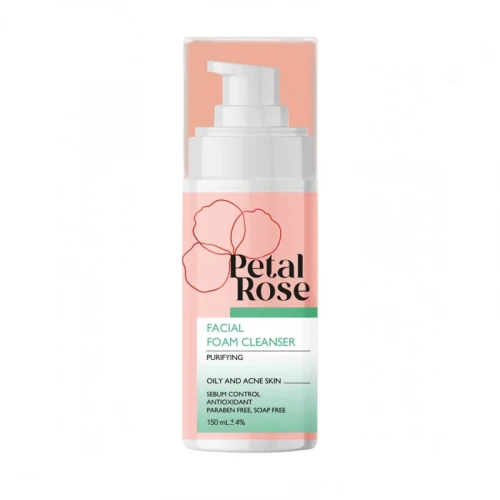 فوم شستشوی صورت پتال رز مدل Purifying حجم 150 میلی لیتر