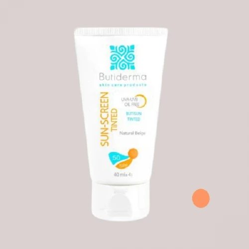 کرم ضدآفتاب بیوتی درما مدل NATURAL حجم 40 میلی لیتر