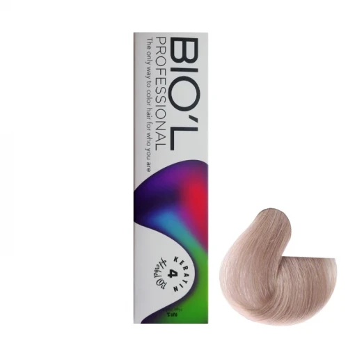 رنگ مو بیول شماره 10.1 حجم 100 میلی لیتر رنگ بلوند دودی پلاتینه
