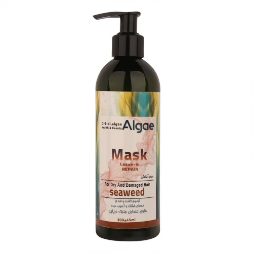ماسک ترمیم کننده مو دکتر عیدی آلگا مدل Seaweed مناسب برای موهای خشک و آسیب دیده حجم 300 میلی‌لیتر