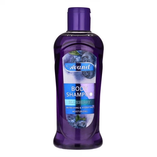 شامپو بدن آوند مدل Blueberry مناسب انواع پوست وزن 1000 گرم