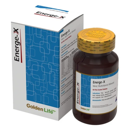 قرص انرژکس گلدن لایف مخصوص آقایان بسته 60 عددی (مولتی ویتامین مینرال)