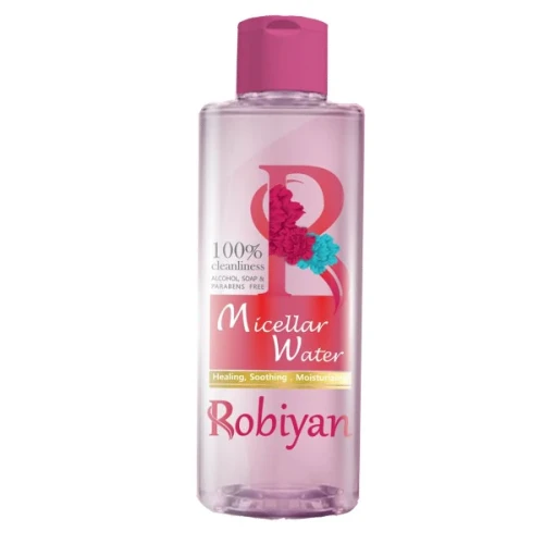 محلول پاک کننده آرایش صورت روبیان مدل میسلار واتر حجم 250 میلی لیتر