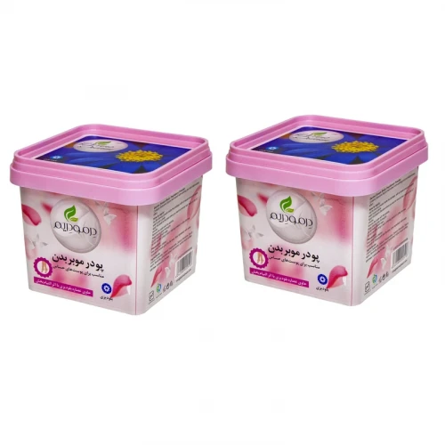 پودر موبر درمودریم مدل بلودیزی وزن 333 گرم مجموعه 2 عددی